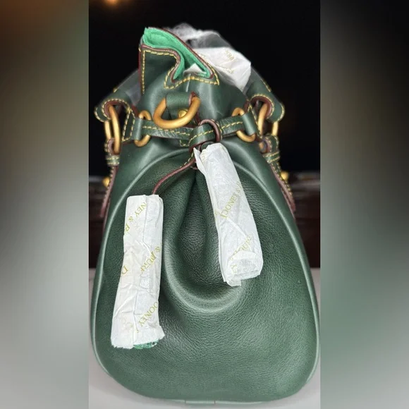 Dooney & Bourke Large Florentine Satchel in Ivy (Rare Color) - Picture 5 of 6